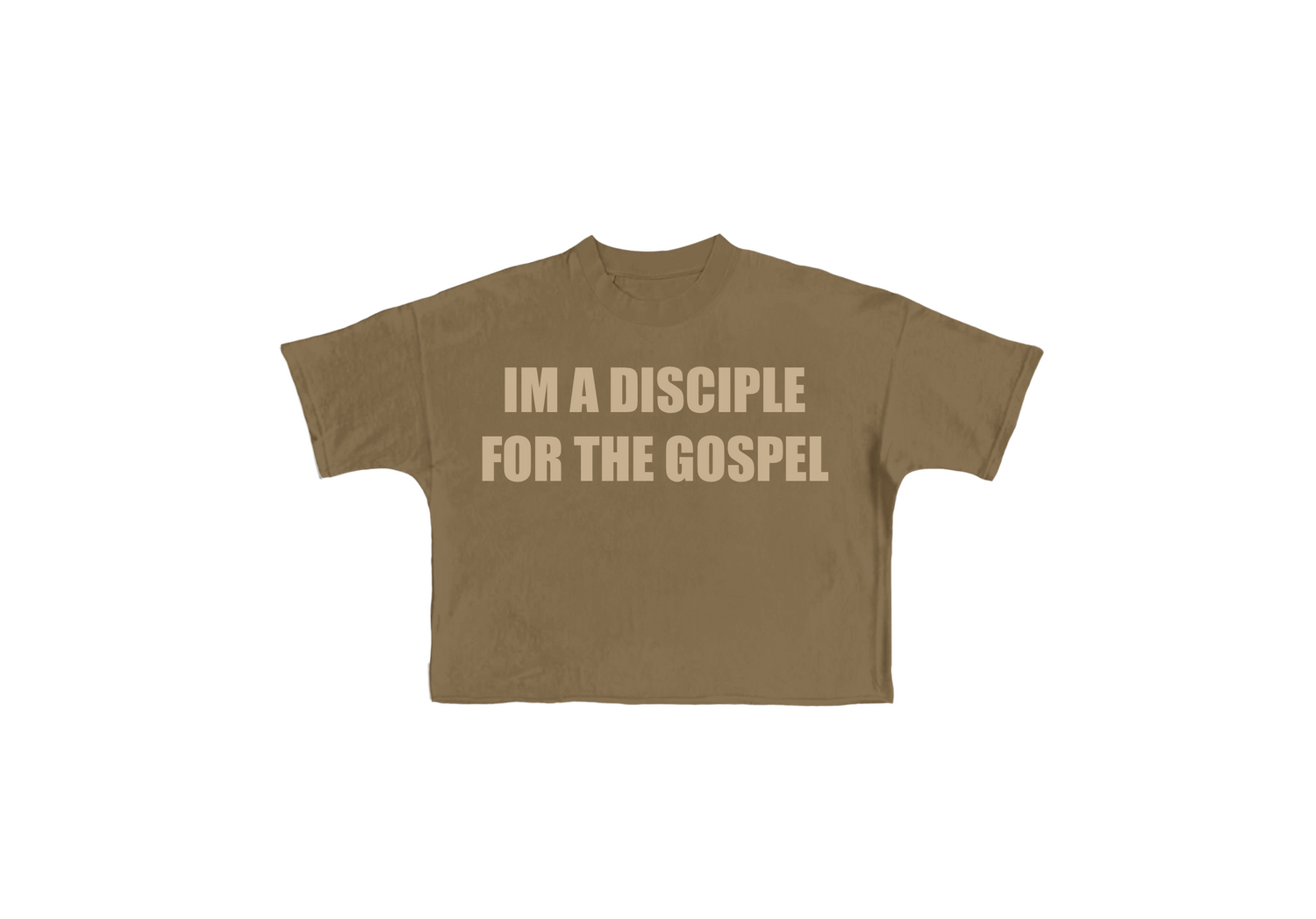 BROWN DISCIPLE TEE